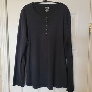 Duluth Long Sleeve Button Crew Neck Shirt Size XL